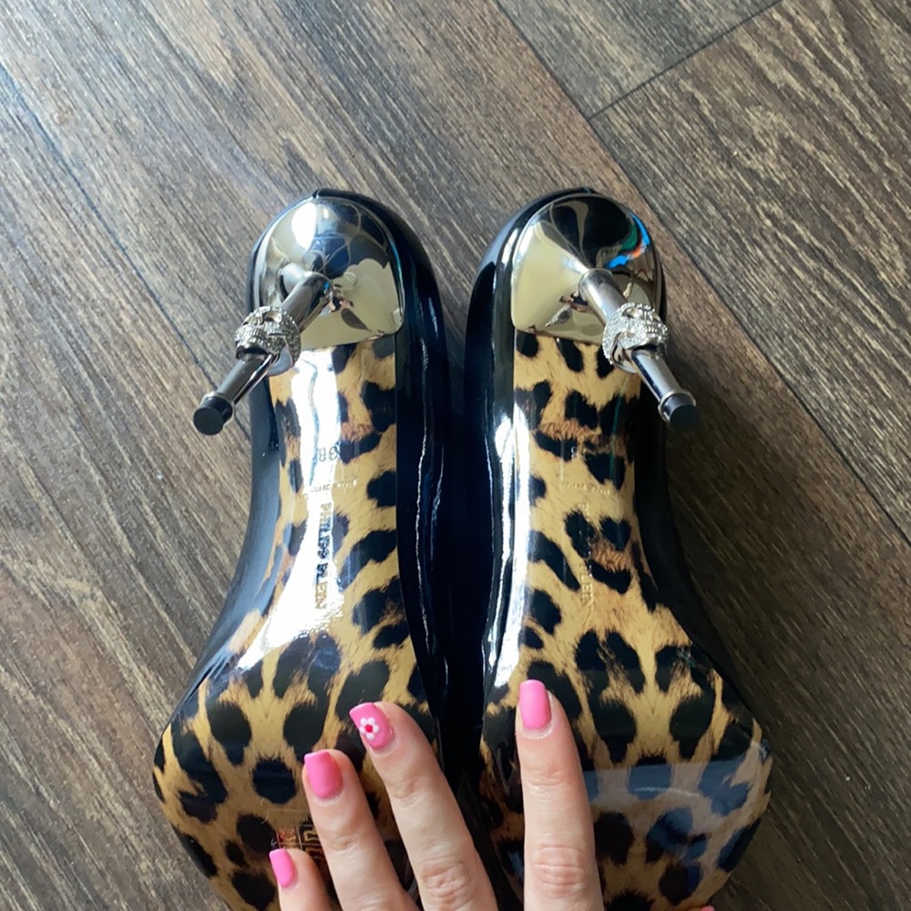 Philipp Plein Skull pointed-toe pumps - Picture 6 of 12